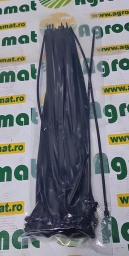 [122617] Colier Plastic Negru 400x4.8mm