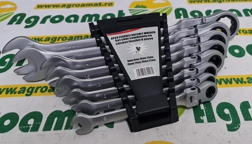 [123648] Set 8 Chei Combinate cu Clichet Articulate