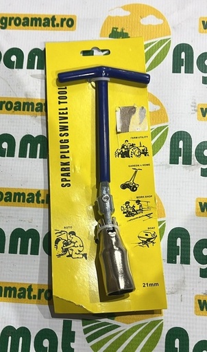 [126052] Cheie Bujii Mare cu Articulatie Cardanica FI 21mm