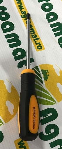 [126114] Surubelnita in Cruce PH2x125mm Cr-V cu Varf Magnetic Profesionala