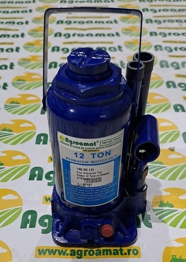 [126133] Cric Hidraulic Tip Piston 12 Tone cu Supapa 210mm