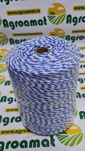 [126367] Rola fir Alb-Albastru 3mm Insertie Metalica