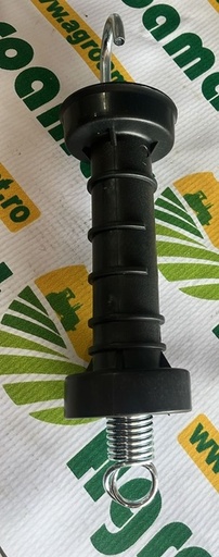 [126383] Maner Poarta Negru cu Carlig si Arc Mare Gard Electric