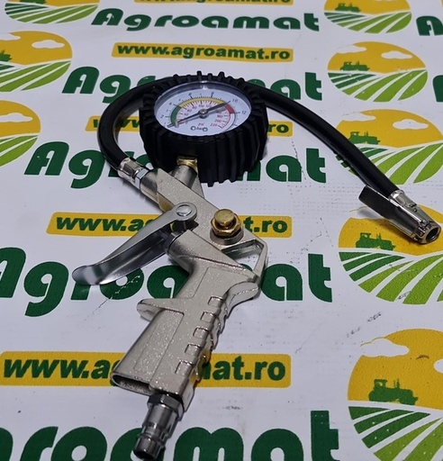 [126422] Pistol Umflat Roti cu Furtun si Manometru Mecanic