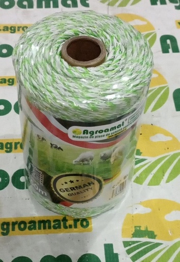 [126538] Rola Fir Verde-Alb fi 3mm 3x0.2mm Inox,Gard Electric