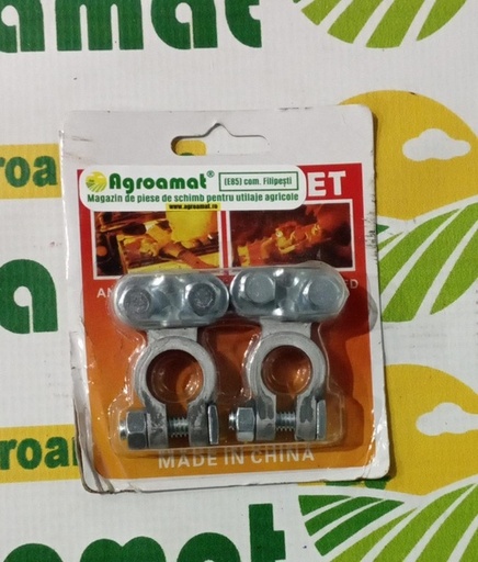 [126622] Set Borne Baterie de Plumb cu Strangere pe Surub