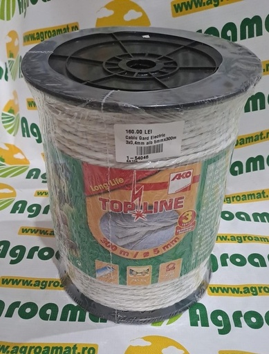 [127960] Cablu Gard Electric 3x0,4mm alb 5mmx300m