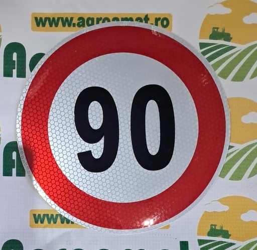 [130924] Autocolant Limita Viteza 90