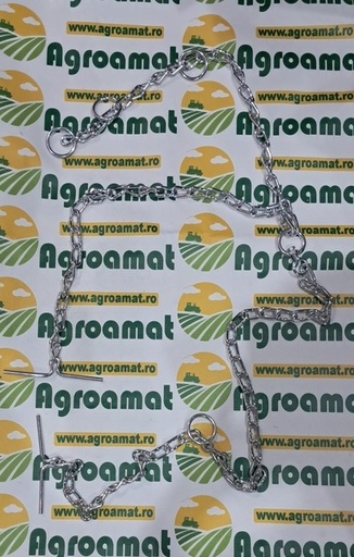 [132493] Lant Otel Zincat pentru animale  2.15m