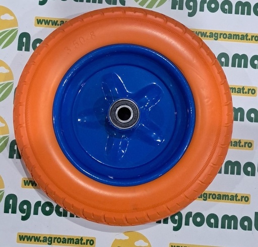 [133525] Roata Poliuretanica 3.50-8 Janta Metal