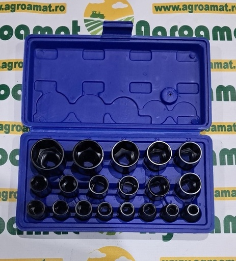 [133734] Trusa Chei Tubulare Hexagonale 19buc