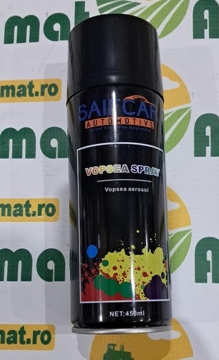[136004] Spray Vopsea Negru Mat 450ml