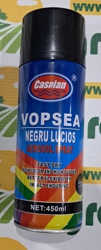 [136009] Spray Vopsea Negru Lucios 450ml