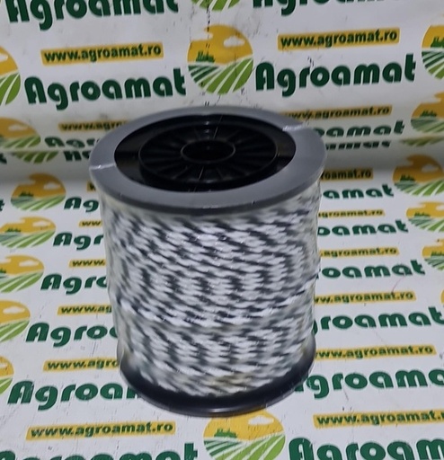 [137151] Rola fir alb-negru fi 6mm, 6x0.3mm SS inox, 1.95 Ohm/m 200m