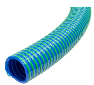 [139796] Furtun Vidanja din PVC Albastru/Verde 6"