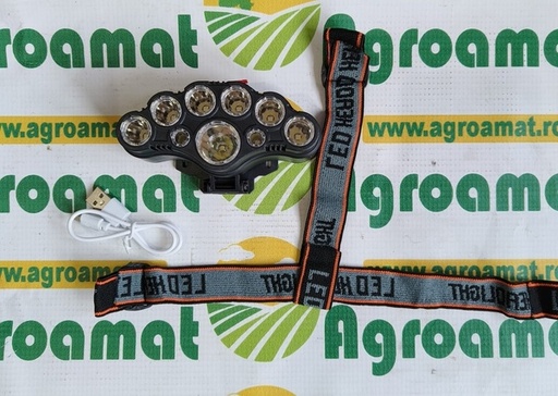 [140756] Lanterna Frontala de Cap cu 9 LED-uri