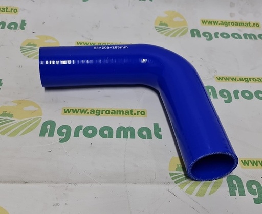 [140840] Furtun Cotit Silicon 90 Grade 51x200x200mm