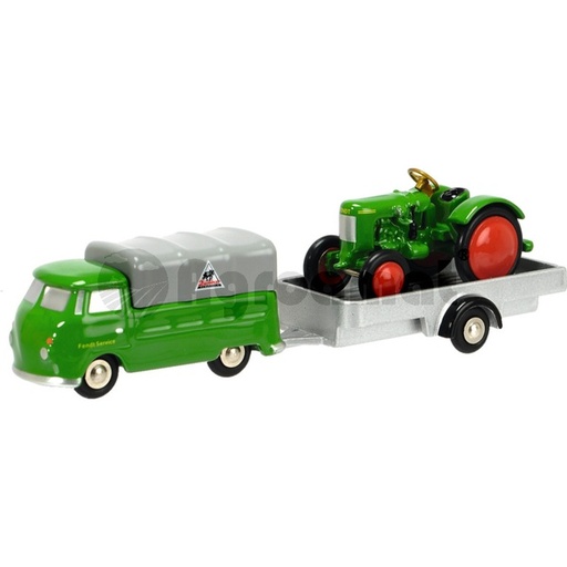 [49577] Autobuz cu remorca si tractor