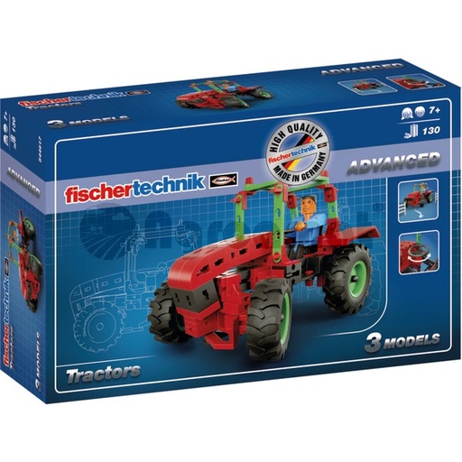 [49634] Tractors Spiel - 3 tractoare cu fuzeta si directie, functionale, 3 modele